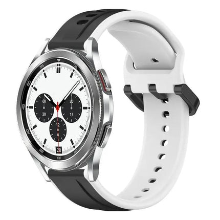 20mm Two-Tone Silicone Loop Band For Galaxy Watch 4 Classic