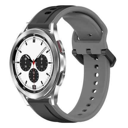 20mm Two-Tone Silicone Loop Band For Galaxy Watch 4 Classic