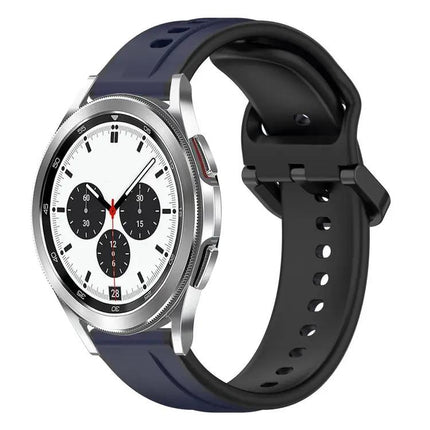 20mm Two-Tone Silicone Loop Band For Galaxy Watch 4 Classic