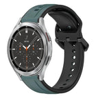 For Samsung  Galaxy Watch 4 Classic 46mm / Olive Green + Black
