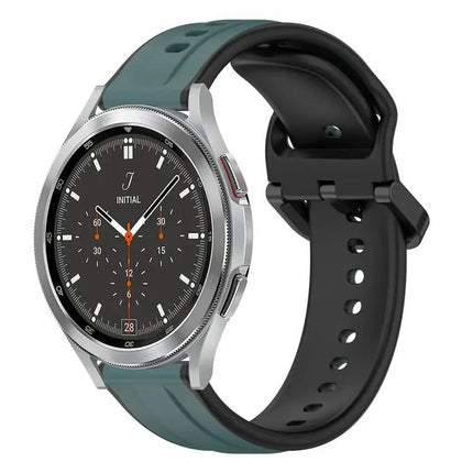 20mm Two-Tone Silicone Loop Band For Galaxy Watch 4 Classic