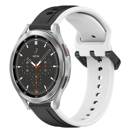 20mm Two-Tone Silicone Loop Band For Galaxy Watch 4 Classic