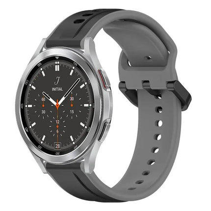 20mm Two-Tone Silicone Loop Band For Galaxy Watch 4 Classic