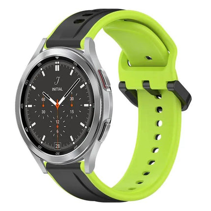 20mm Two-Tone Silicone Loop Band For Galaxy Watch 4 Classic