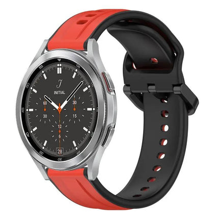 20mm Two-Tone Silicone Loop Band For Galaxy Watch 4 Classic