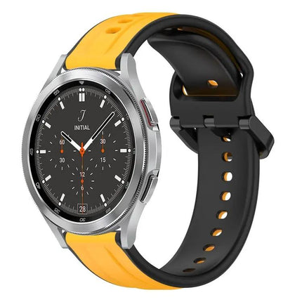 20mm Two-Tone Silicone Loop Band For Galaxy Watch 4 Classic