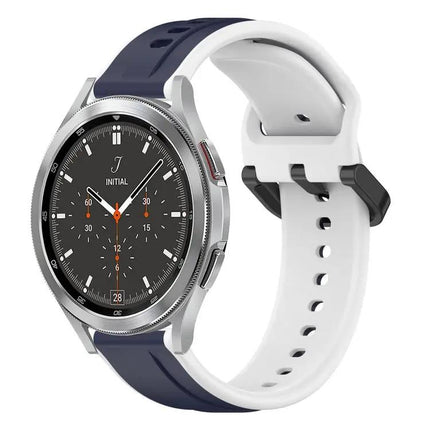 20mm Two-Tone Silicone Loop Band For Galaxy Watch 4 Classic