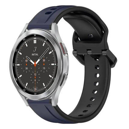 20mm Two-Tone Silicone Loop Band For Galaxy Watch 4 Classic