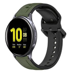 For Samsung Galaxy Watch Active 2 40mm / Dark Green+Black