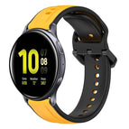 For Samsung Galaxy Watch Active 2 40mm / Yellow+Black