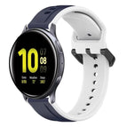For Samsung Galaxy Watch Active 2 44mm / Midnight Blue + White