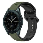 For Samsung Galaxy Watch 42mm / Dark Green+Black