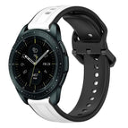 For Samsung Galaxy Watch 42mm / White+Black