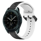 For Samsung Galaxy Watch 42mm / Black+White