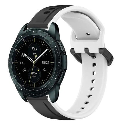 20mm Silicone Loop Watch Band Two Tone For Samsung