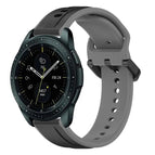 For Samsung Galaxy Watch 42mm / Black+Grey