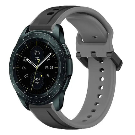 20mm Silicone Loop Watch Band Two Tone For Samsung