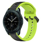 For Samsung Galaxy Watch 42mm / Black+Lime