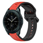 For Samsung Galaxy Watch 42mm / Red+Black