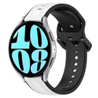 For Samsung Galaxy Watch 6 40mm / White+Black