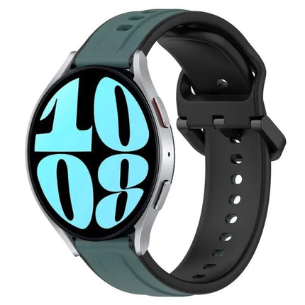 20mm Two-Tone Silicone Loop Band For Samsung Galaxy Watch 6