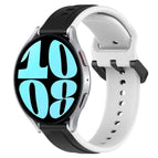 For Samsung Galaxy Watch 6 40mm / Black+White