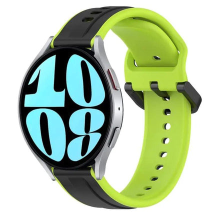 20mm Two-Tone Silicone Loop Band For Samsung Galaxy Watch 6