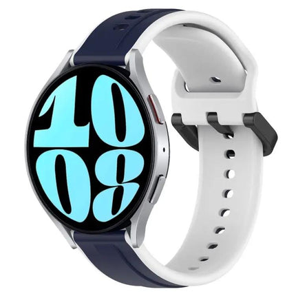 20mm Two-Tone Silicone Loop Band For Samsung Galaxy Watch 6
