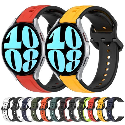 20mm Two-Tone Silicone Loop Band For Samsung Galaxy Watch 6