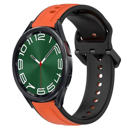 20mm Two-Color Convex Silicone Watch Band For Samsung