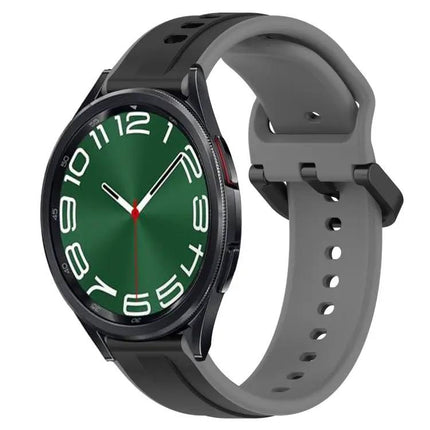 20mm Two-Color Convex Silicone Watch Band For Samsung