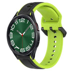 For Samsung Galaxy Watch 6 Classic 47mm / Black+Lime