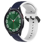 For Samsung Galaxy Watch 6 Classic 47mm / Midnight Blue + White