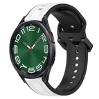 For Samsung Galaxy Watch 6 Classic 43mm / White+Black
