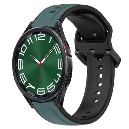 20mm Two-Tone Silicone Loop Band For Samsung Galaxy Watch 6