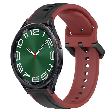 20mm Two-Tone Silicone Loop Band For Samsung Galaxy Watch 6