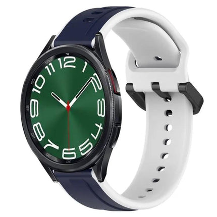 20mm Two-Tone Silicone Loop Band For Samsung Galaxy Watch 6
