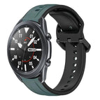 For Samsung Galaxy Watch3 45mm / Olive Green + Black