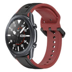 For Samsung Galaxy Watch3 45mm / Black+Red