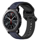 For Samsung Gear S3 Frontier / Midnight Blue+Black