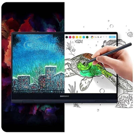 Samsung Replacement S Pen for Galaxy Tab S7 in Mystic Black used for drawing and precise note-taking on tablet screen