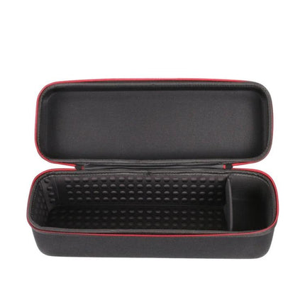 Protective Nylon Storage Bag for Samsung Freestyle Projector open black travel case with padded interior and divider