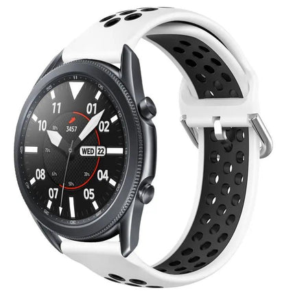 22mm Perforated Silicone Watch Band For Galaxy Watch3 45mm