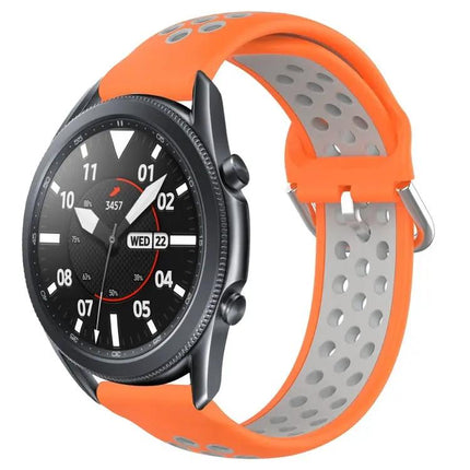 22mm Perforated Silicone Watch Band For Galaxy Watch3 45mm