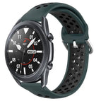 For Samsung Galaxy Watch3 45mm / Olive Green+Black