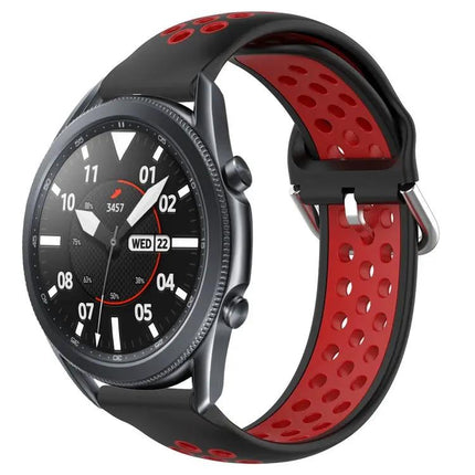 22mm Perforated Silicone Watch Band For Galaxy Watch3 45mm