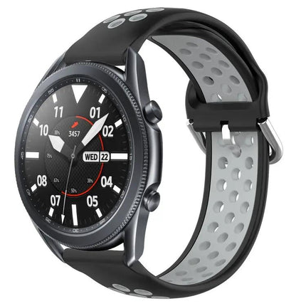 22mm Perforated Silicone Watch Band For Galaxy Watch3 45mm