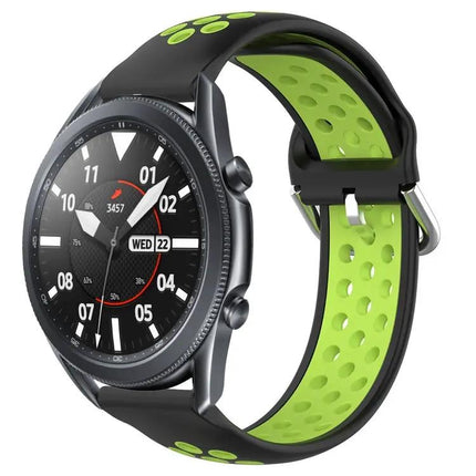 22mm Perforated Silicone Watch Band For Galaxy Watch3 45mm