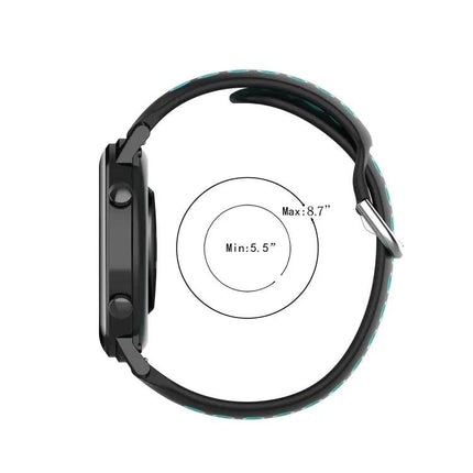 22mm Perforated Silicone Watch Band For Galaxy Watch3 45mm