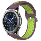 For Samsung Gear S3 Classic / Purple+Lime